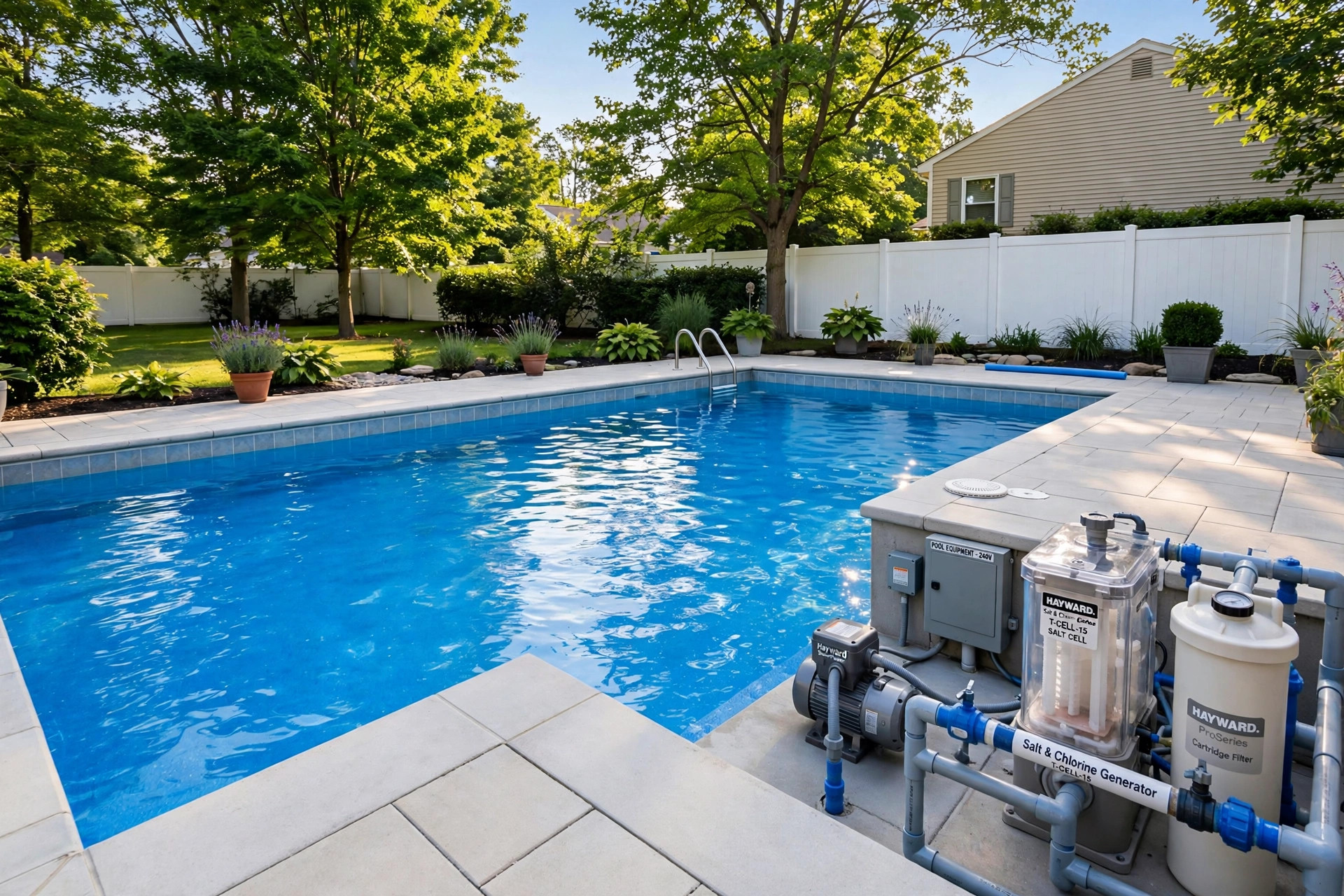 Backyard salt water pool for beginners guide
