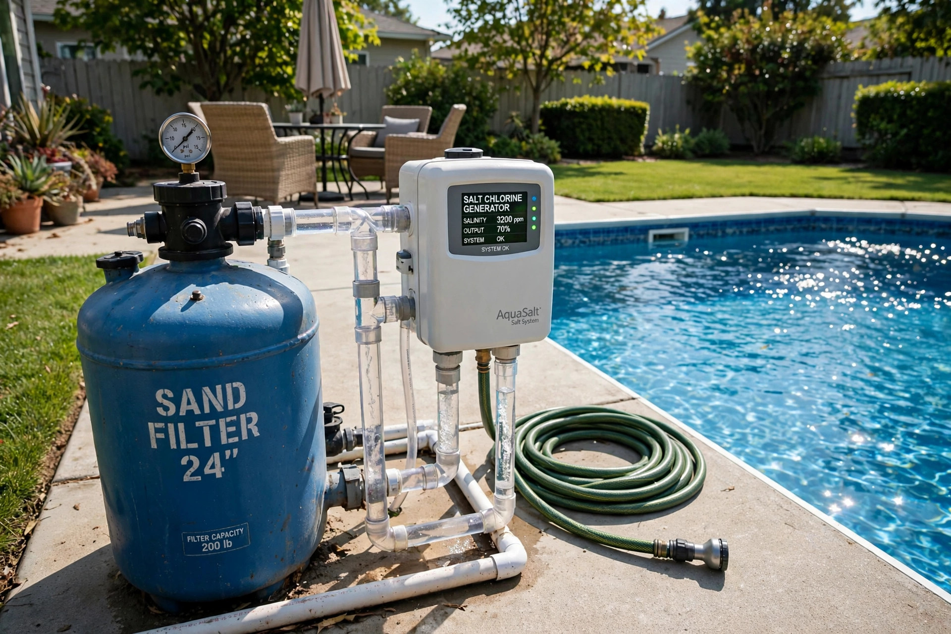 Salt water pool filter maintenance tips for clear water