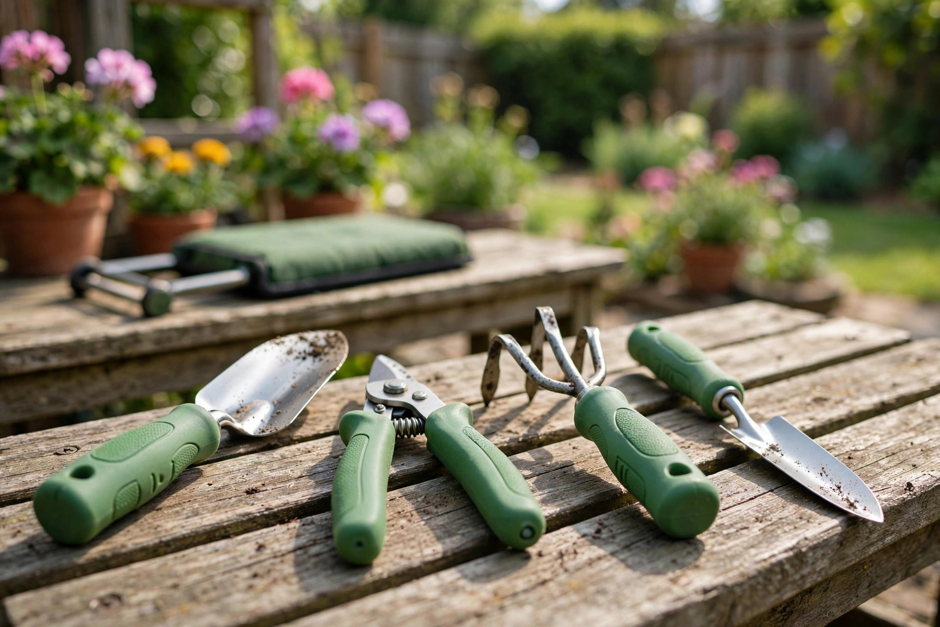 best garden hand tools for seniors: Ergonomic garden hand tools arranged for seniors