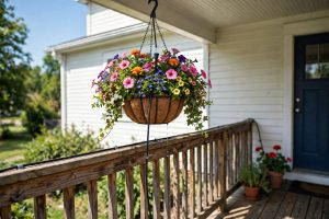 Drip Irrigation for Hanging Baskets: A Plain Guide for Home Gardeners
