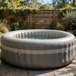 Patch Inflatable Spa Leak: Inflatable spa wall showing how to patch a slow inflatable spa leak