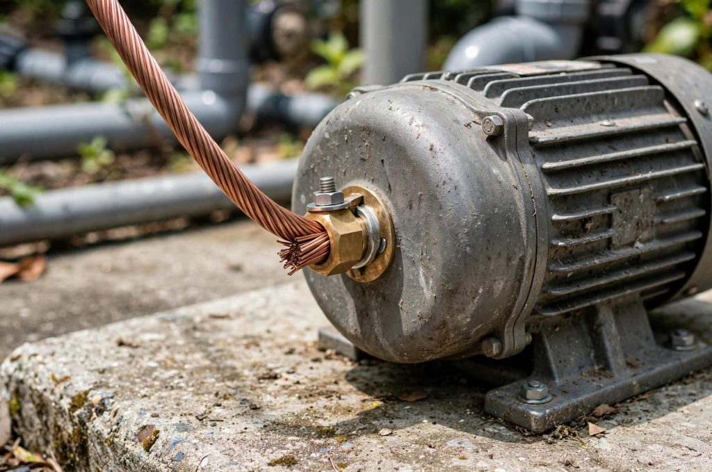 install a pool bonding wire