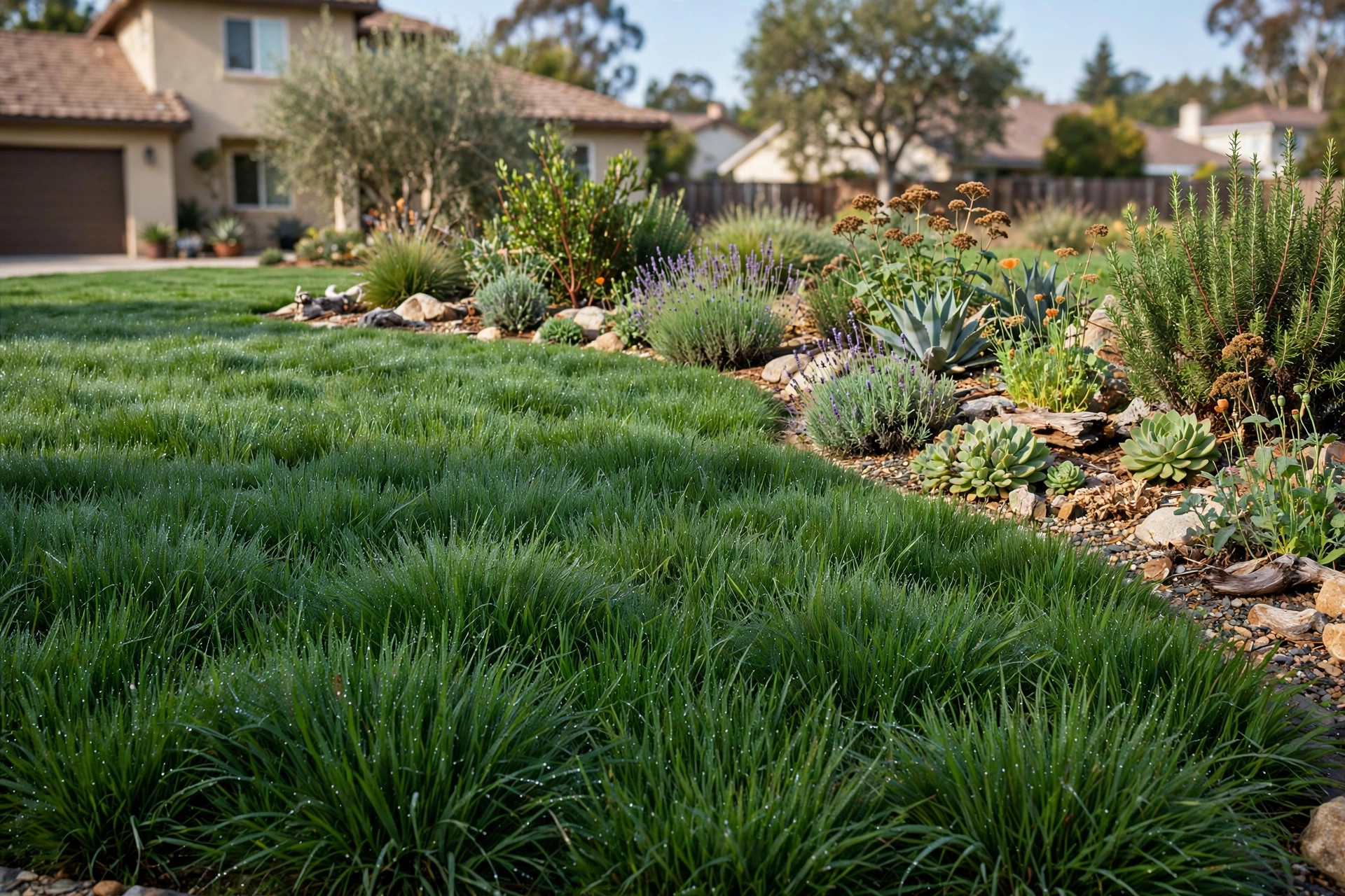 Best drought tolerant grass seed California for a water-wise home lawn